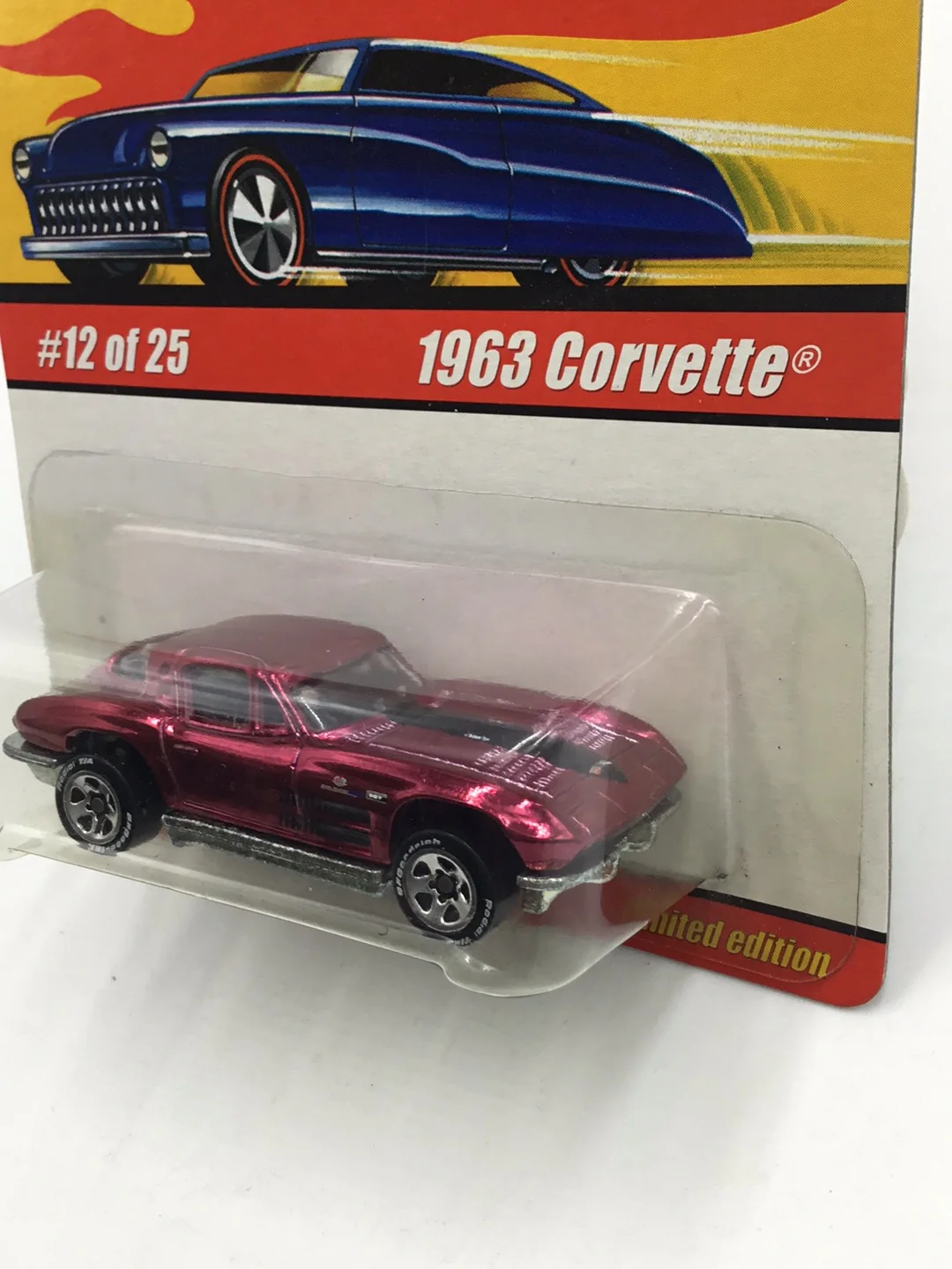 Hot wheels classics series 1 1963 Corvette Pink BB5 - Image 4