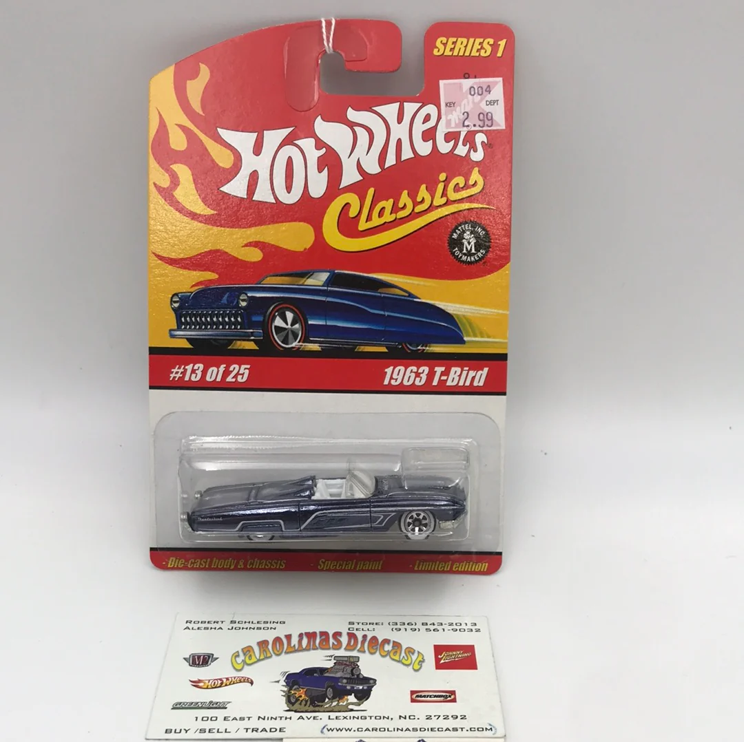 Hot wheels classics series 1 1963 T-Bird Dark blue WW3