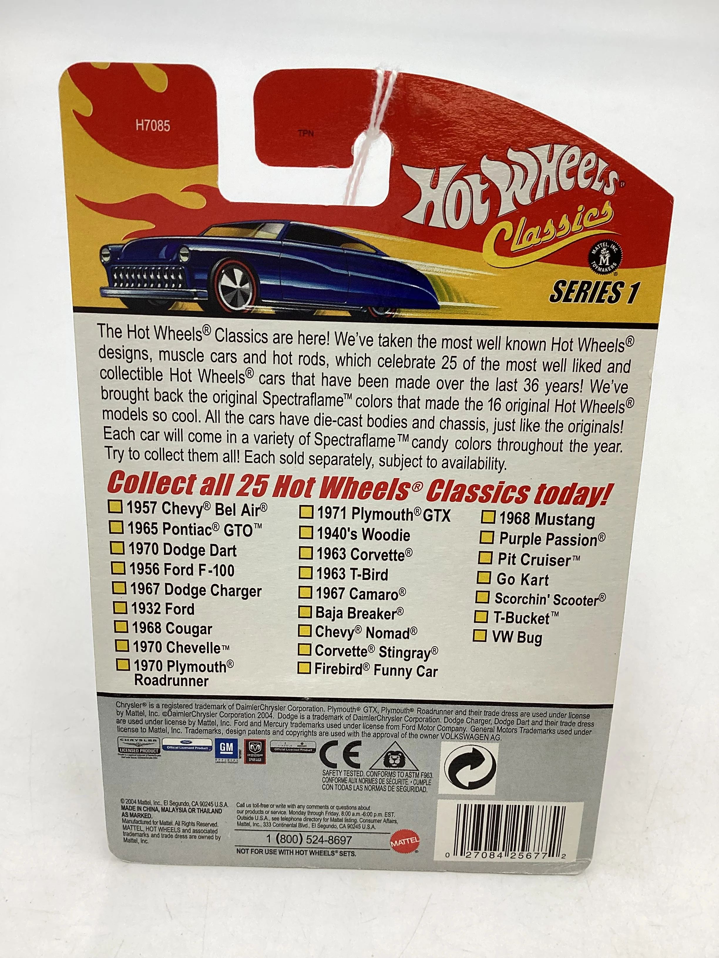 Hot wheels Classics Series 1 #20 Purple Passion Purple (SR) - Image 6
