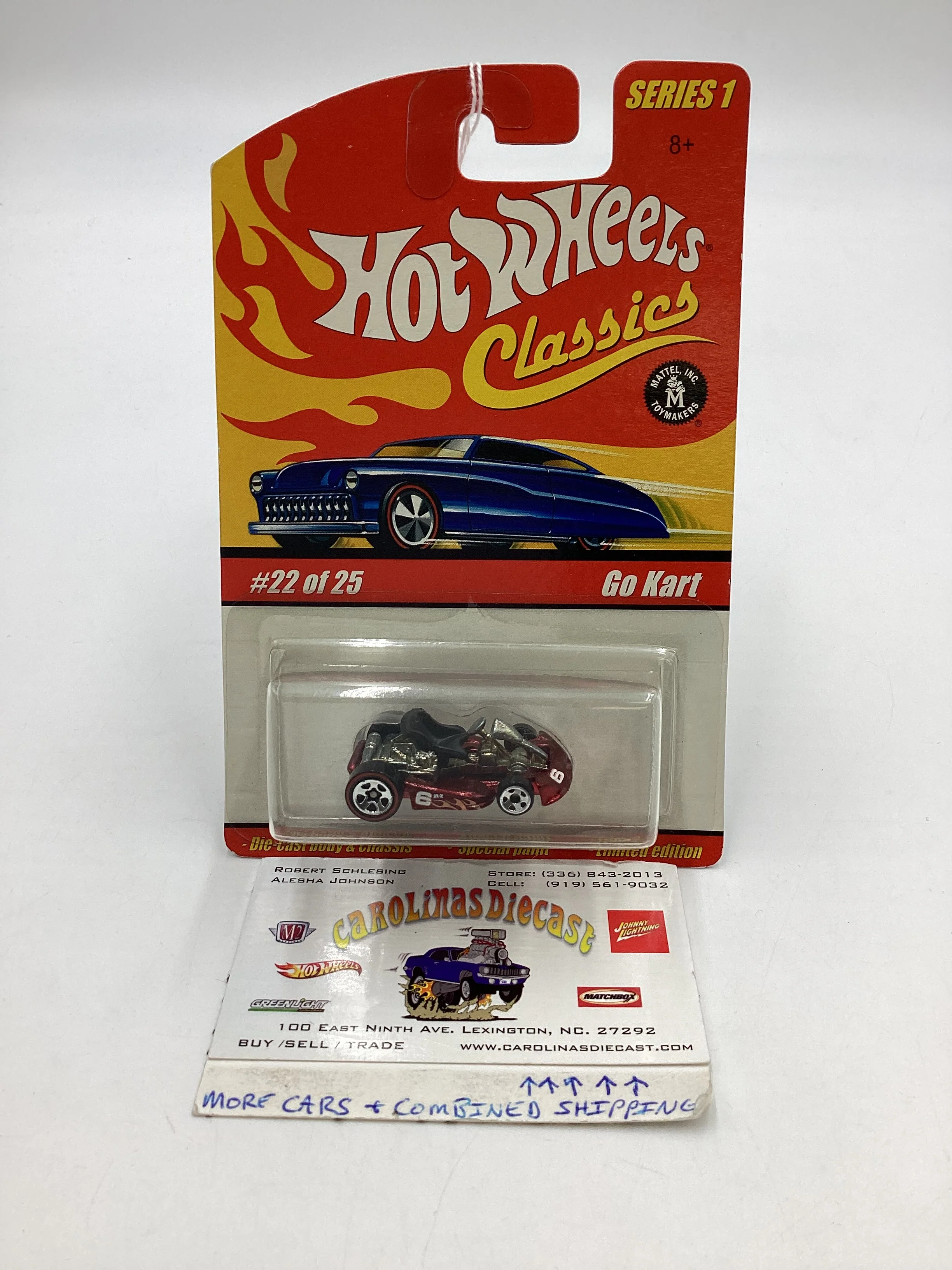 Hot wheels classics series 1 #22 of 25 Go Kart red