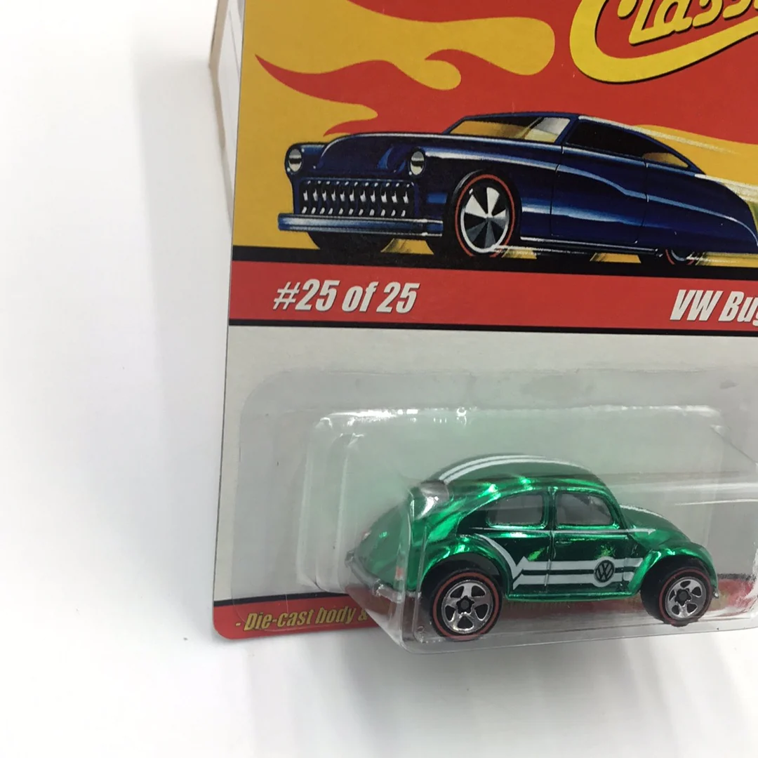 Hot wheels classics series 1 #25 VW Bug green 154G - Image 3