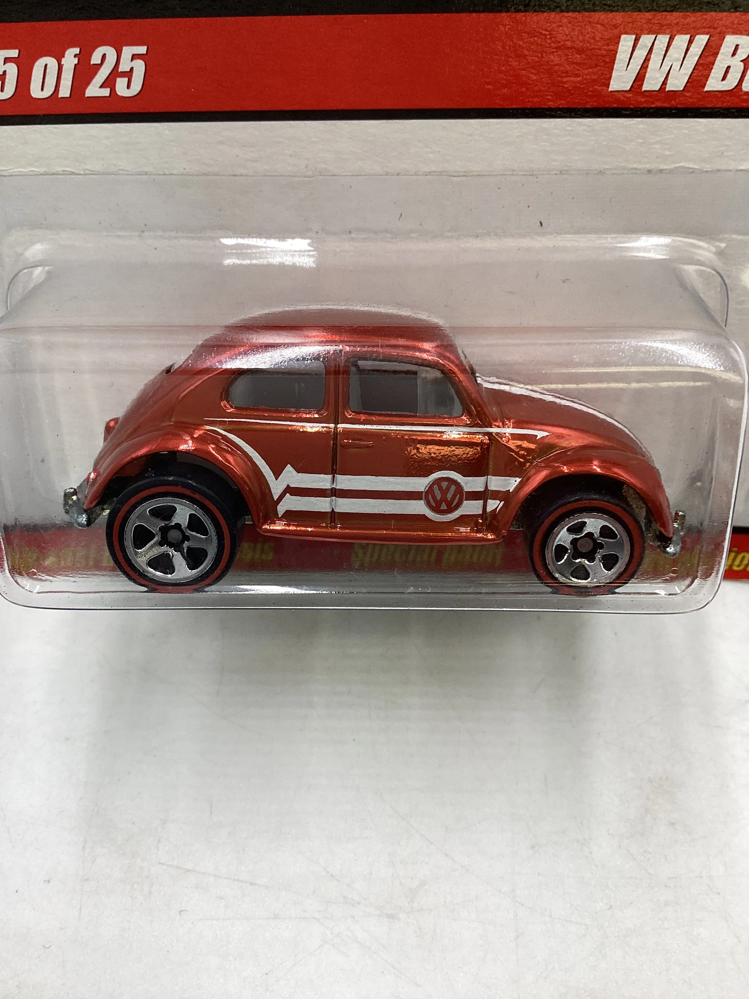 Hot wheels Classics series 1 #25 VW Bug Orange (SR) - Image 3