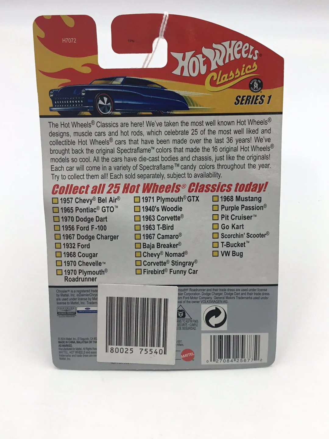 Hot wheels classics series 1 #7 1968 Cougar (pink) KK3 - Image 6