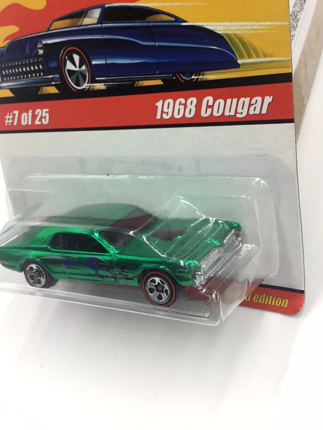 Hot wheels classics series 1 #7 1968 Cougar green KK3 - Image 4