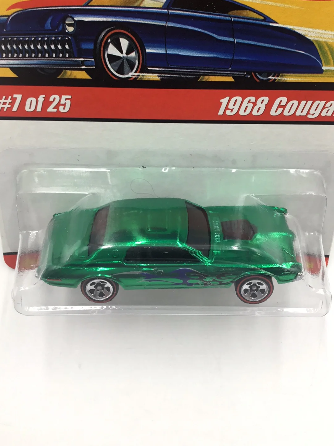 Hot wheels classics series 1 #7 1968 Cougar green KK3 - Image 5