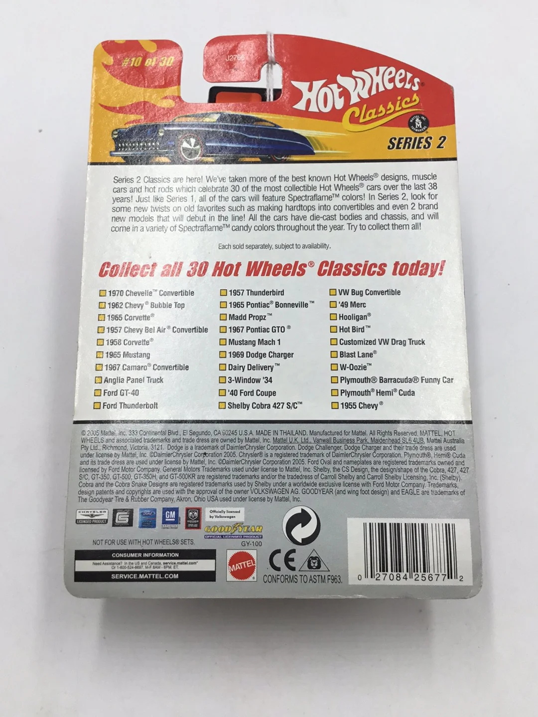 Hot wheels classics series 2 #10 Ford Thunderbolt CC3 - Image 6