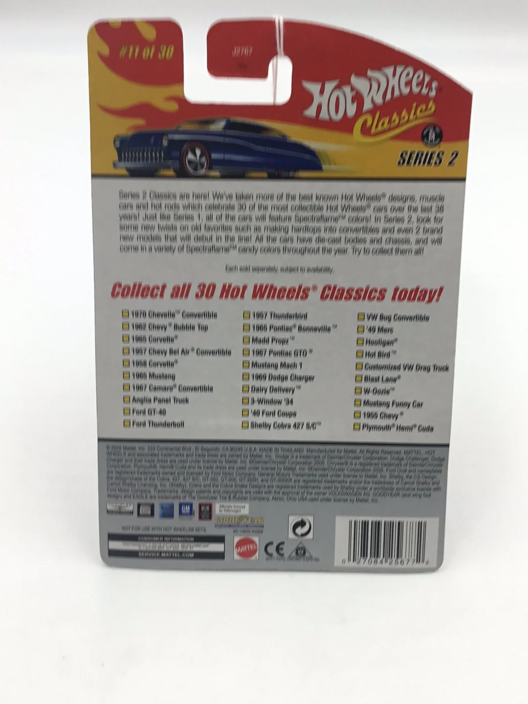 Hot wheels classics series 2 #11 1957 Thunderbird CC8 - Image 6