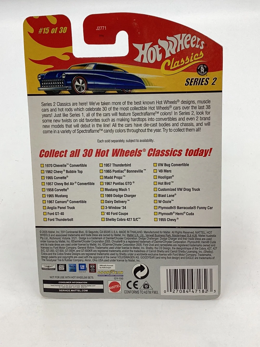 Hot wheels classics series 2 #15 Mustang Mach 1 - Image 7