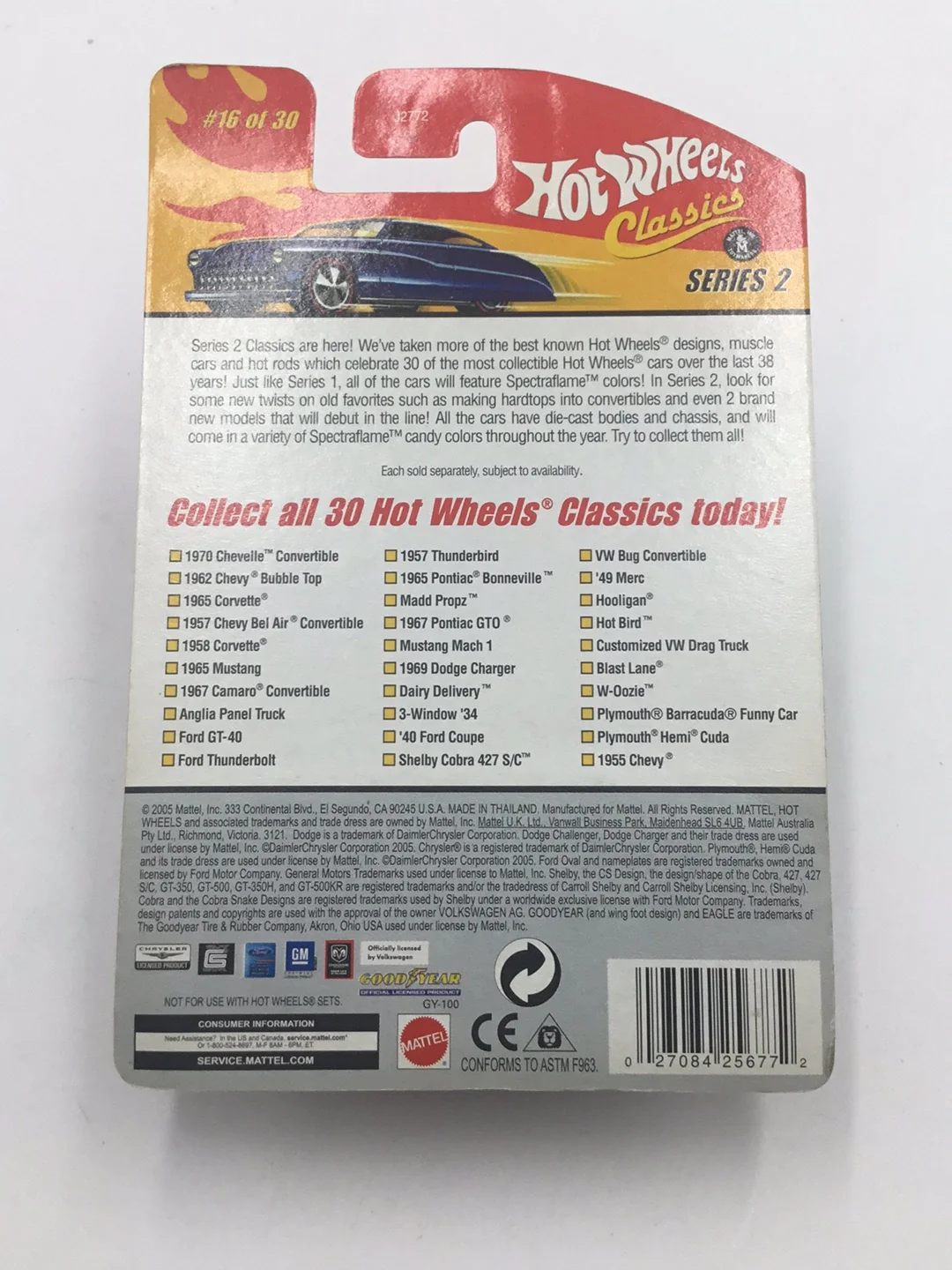 Hot wheels classics series 2 1969 Dodge Charger #16 HH1 - Image 5