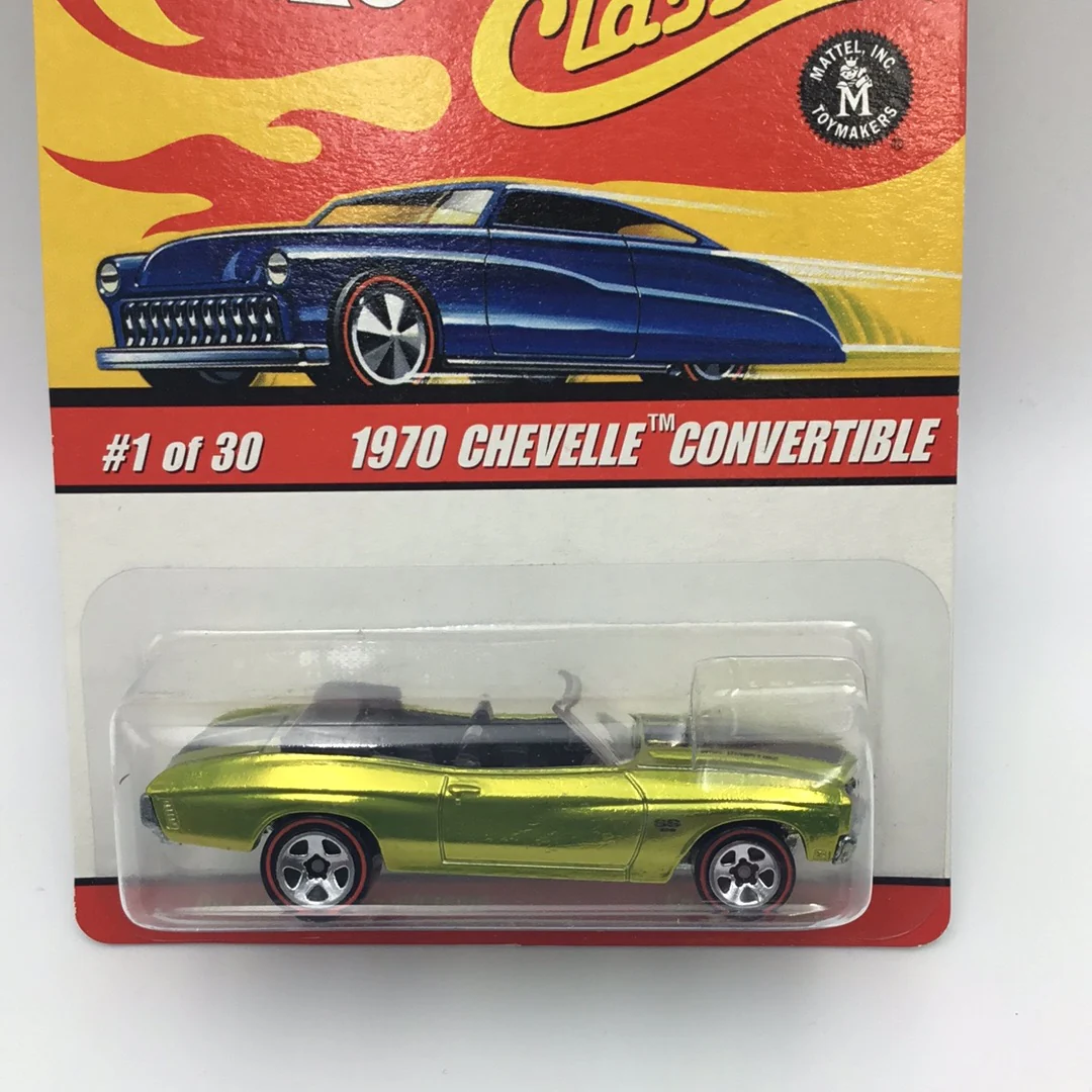 Hot wheels classics series 2 1970 Chevelle Convertible green #1 DD5 - Image 2