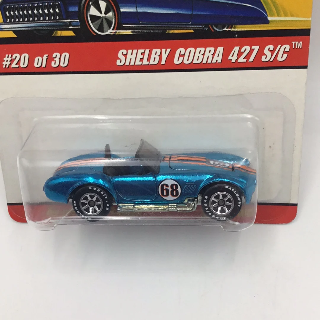 Hot wheels classics series 2 #20 Shelby Cobra 427 S/C blue/orange CC1 - Image 2