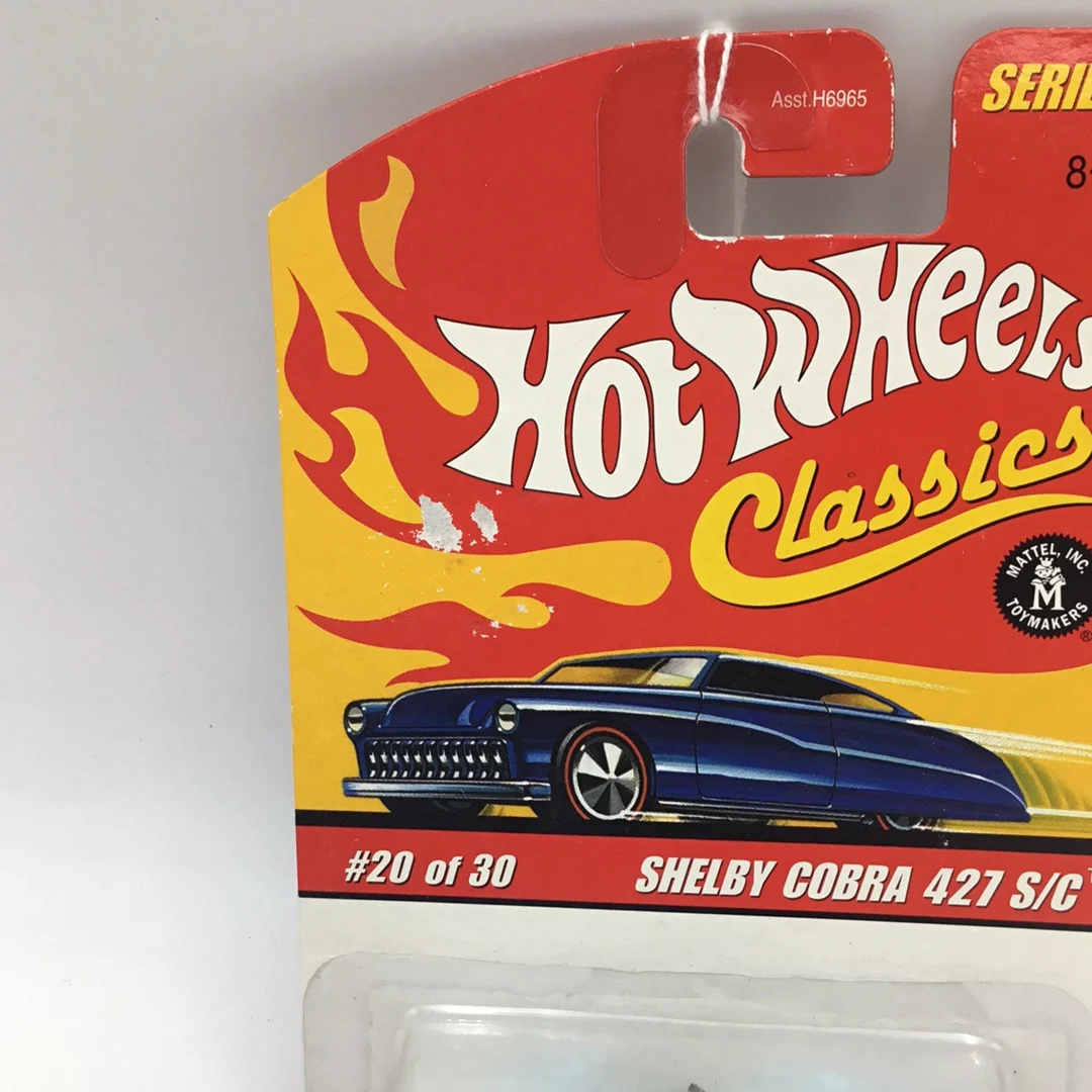 Hot wheels classics series 2 #20 Shelby Cobra 427 S/C blue/orange CC1 - Image 4