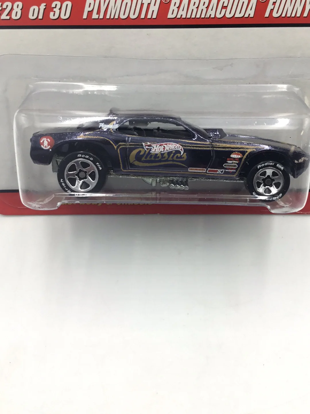Hot wheels classics series 2 #28 Plymouth Barracuda Funny Car HH1 - Image 2