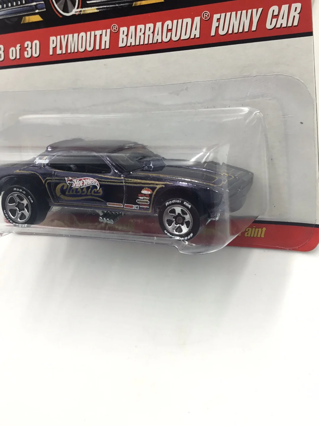 Hot wheels classics series 2 #28 Plymouth Barracuda Funny Car HH1 - Image 4