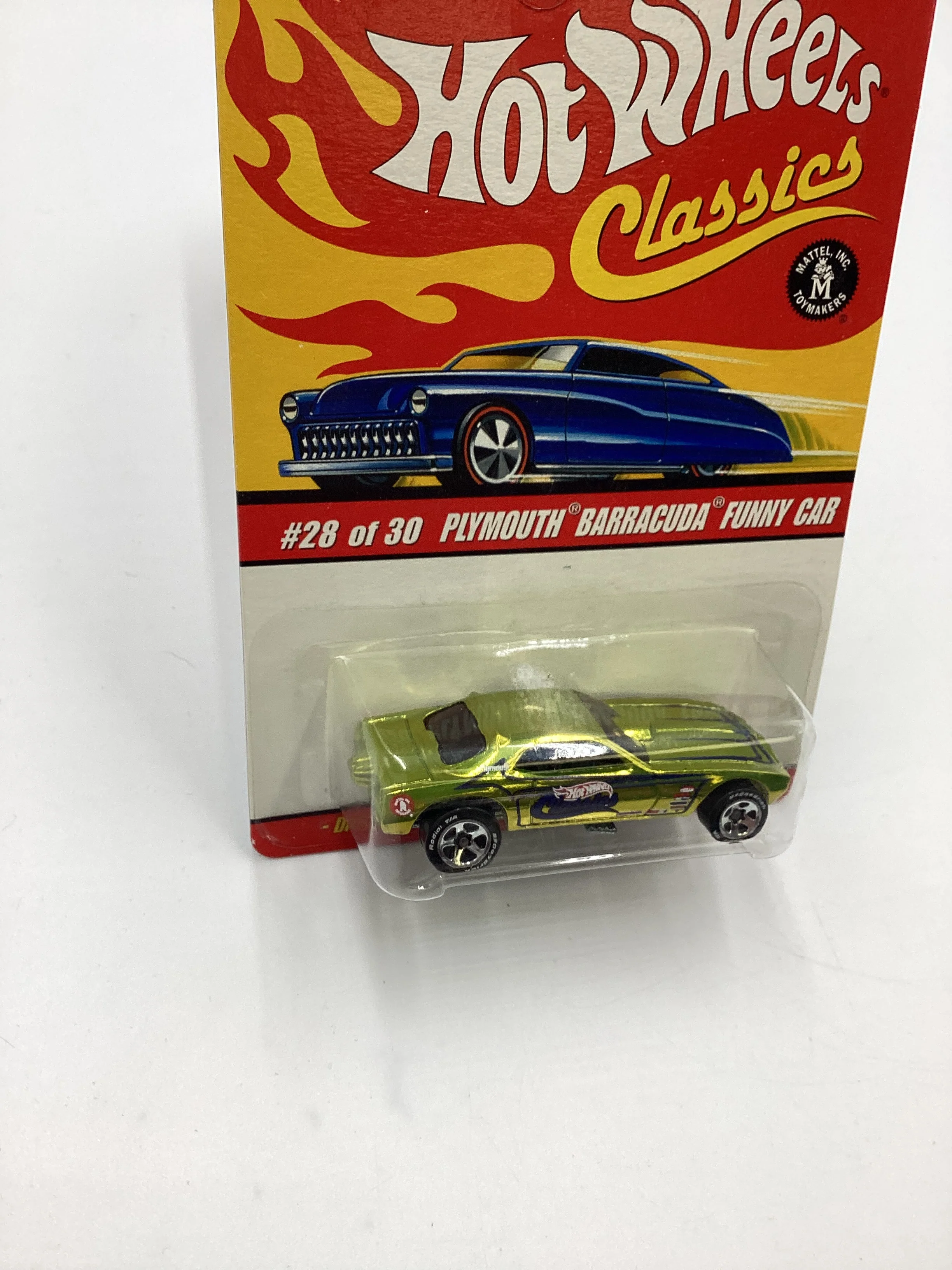 Hot Wheels Classics Series 2 #28 Snake Plymouth Barracuda Funny Car Antifreeze SR - Image 5