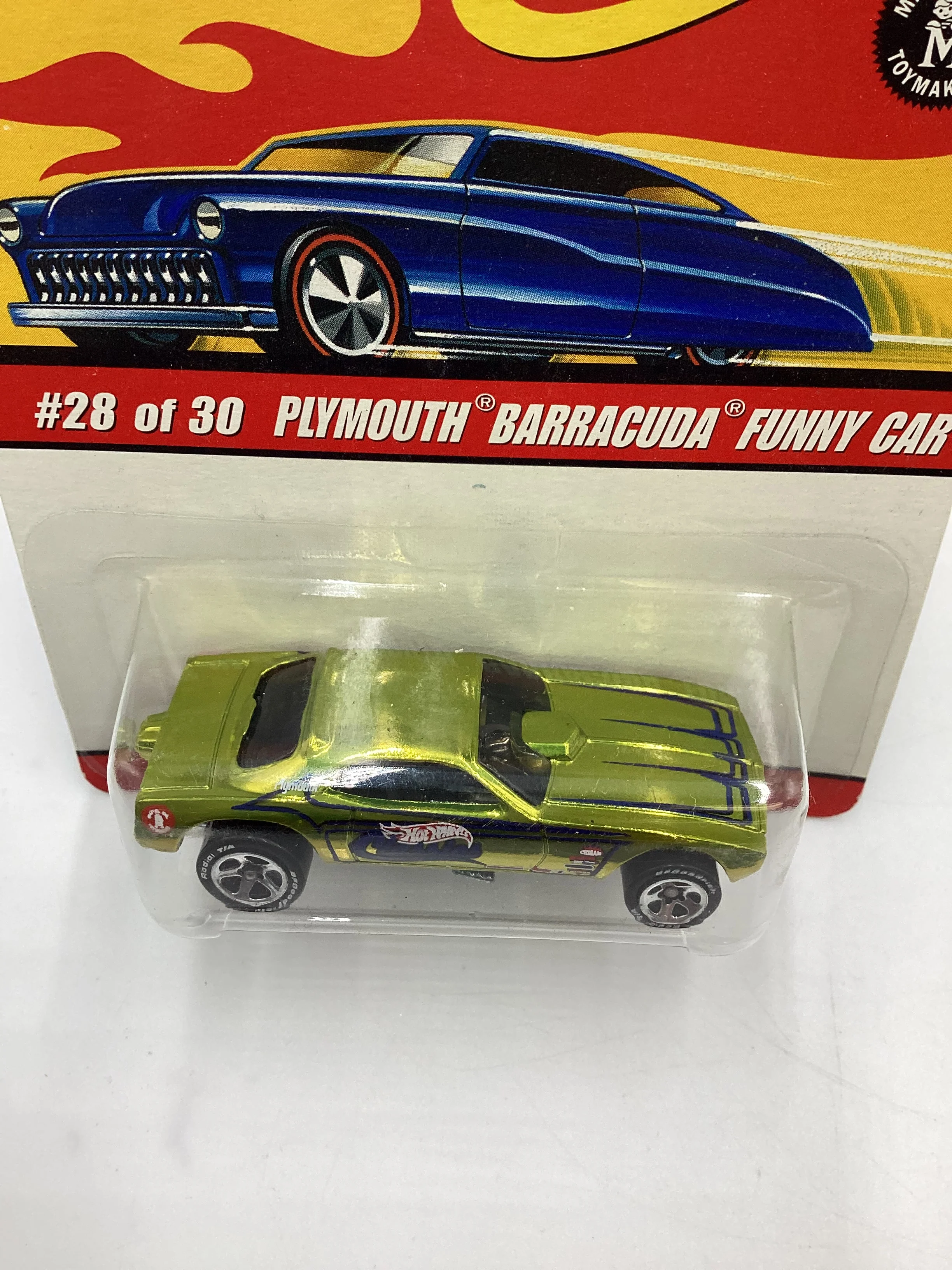 Hot Wheels Classics Series 2 #28 Snake Plymouth Barracuda Funny Car Antifreeze SR - Image 6