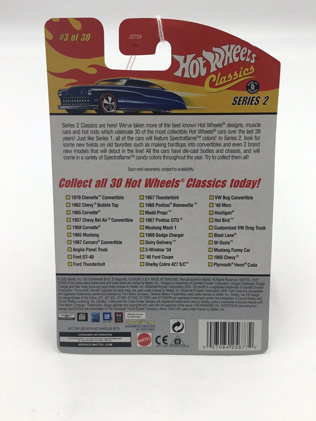 Hot wheels classics series 2 #3 1965 Corvette orange CC5 - Image 6