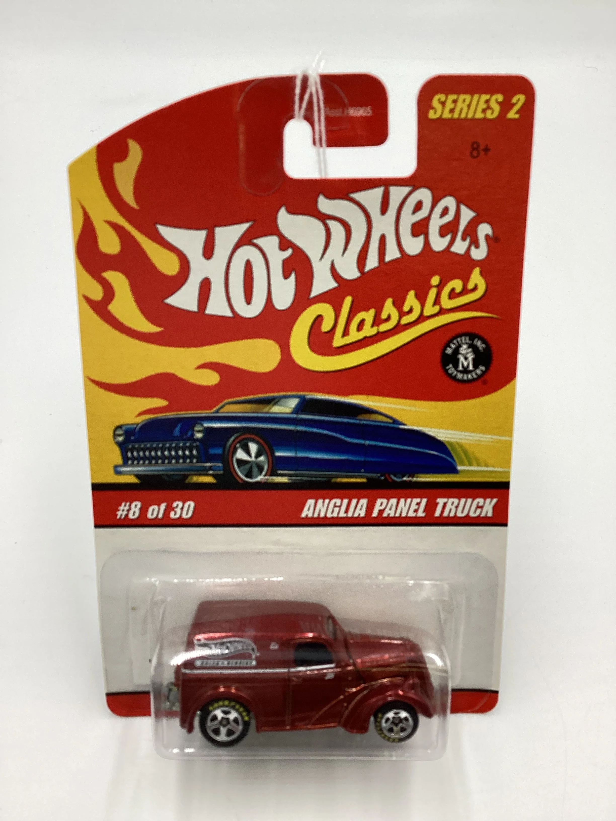 Hot wheels Classics Series 2 #8 Anglia Panel Truck Red SR - Image 2