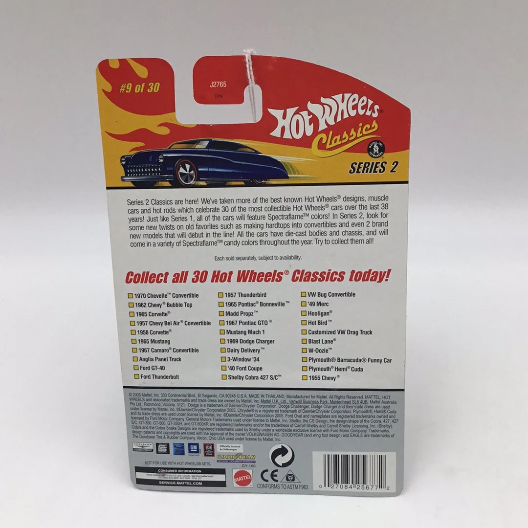 Hot wheels classics series 2 #9 Ford GT-40 red HTF - Image 4