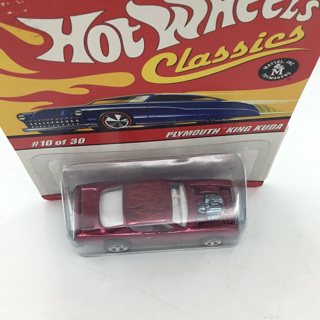 Hot wheels classics series 3 #10 Plymouth King Kuda pink GG3 - Image 5