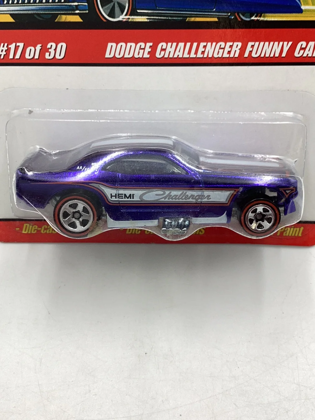 Hot Wheels Classics Series 3 #17 Dodge Challenger Funny Car 157B - Image 3