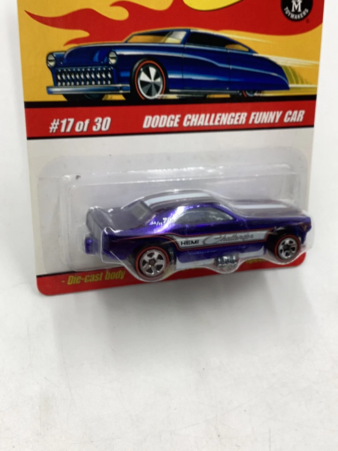 Hot Wheels Classics Series 3 #17 Dodge Challenger Funny Car 157B - Image 4