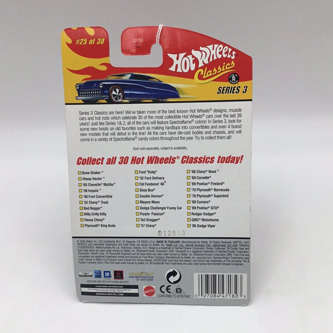 Hot wheels classics series 3 #25 70 Plymouth Superbird orange htf - Image 4