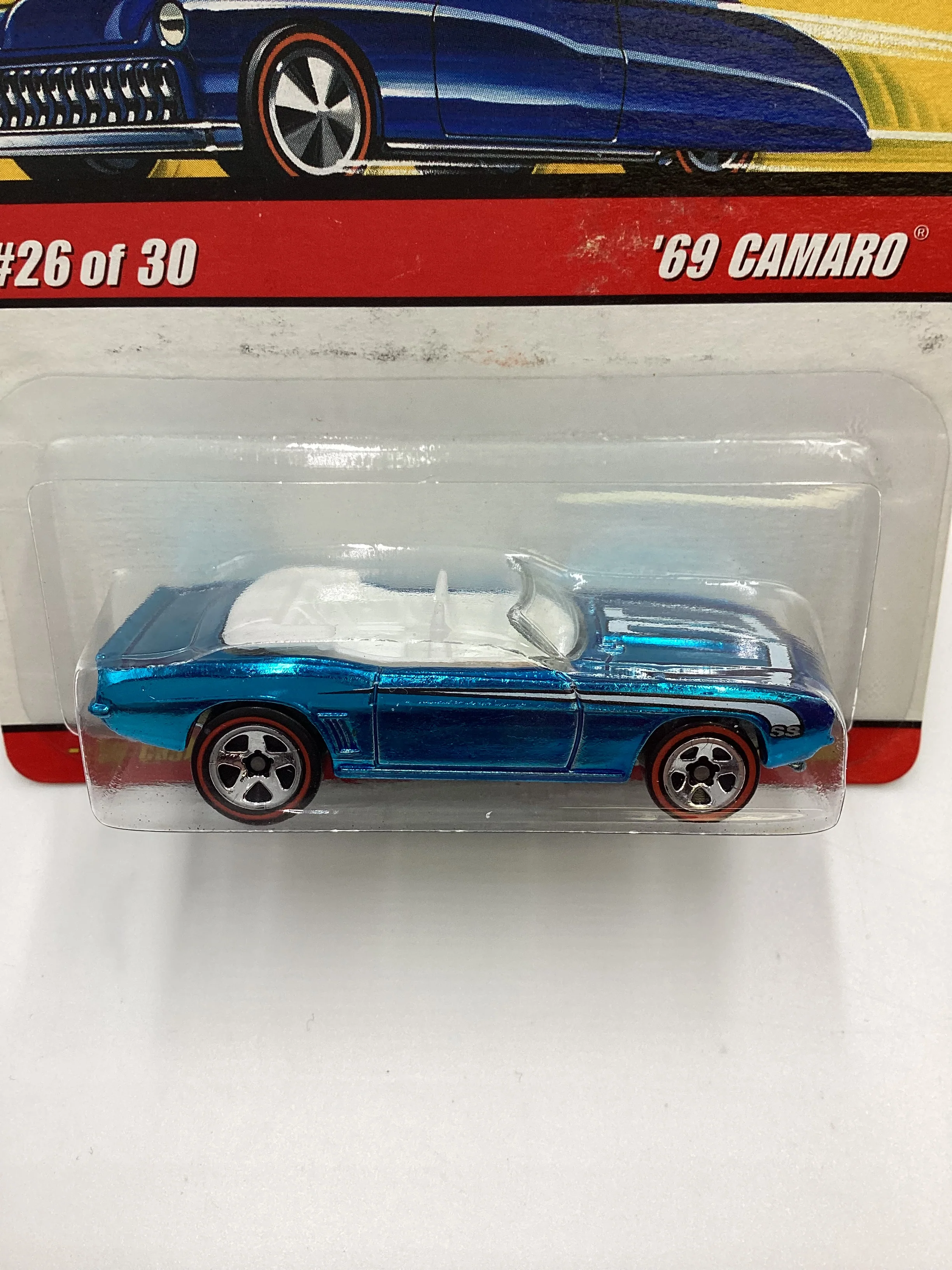 Hot wheels classics series 3 #26 1969 Camaro Light Blue (SR) - Image 4