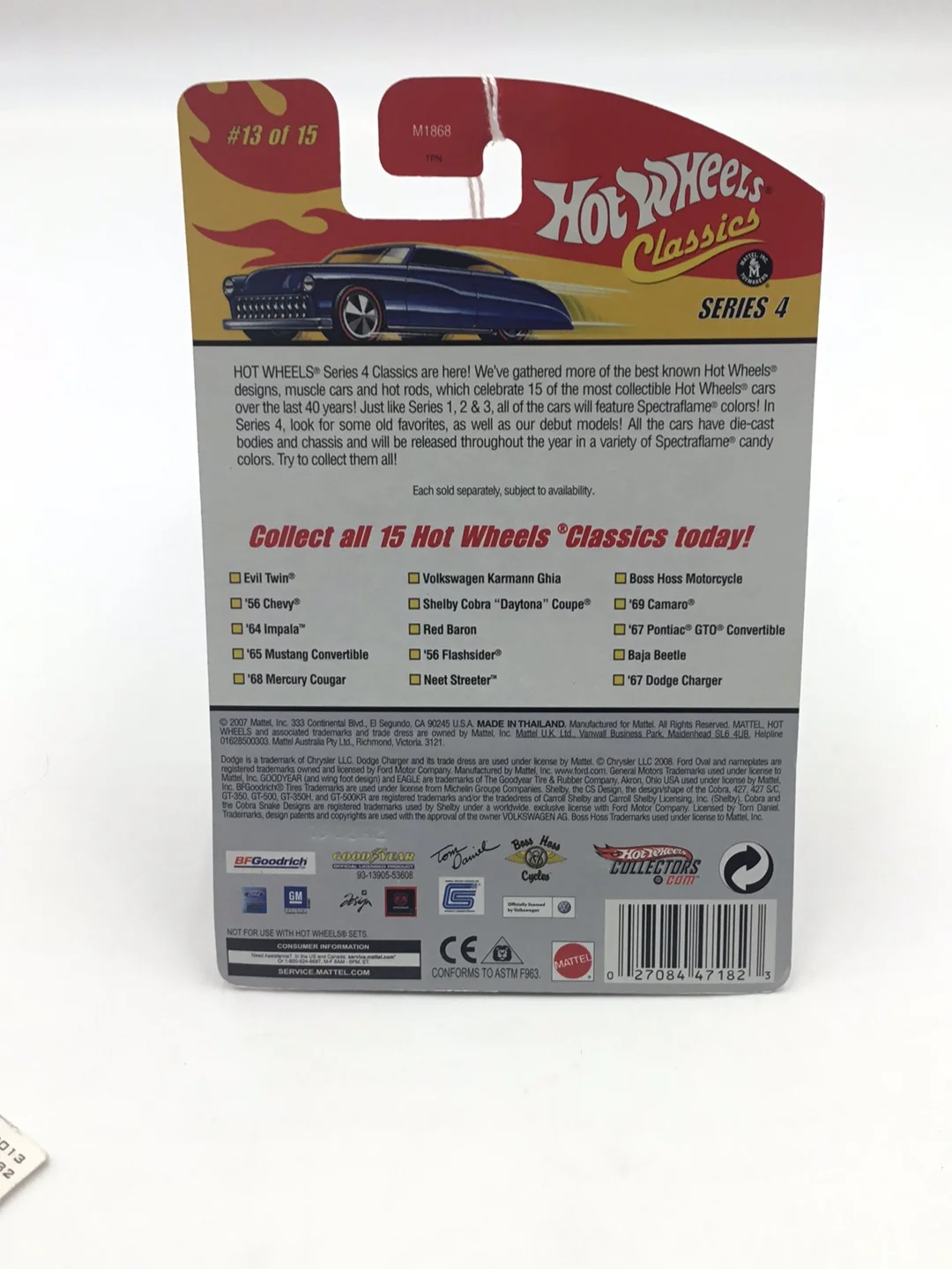 Hot wheels classics series 4 #13 67 PONTIAC GTO convertible 154G - Image 6