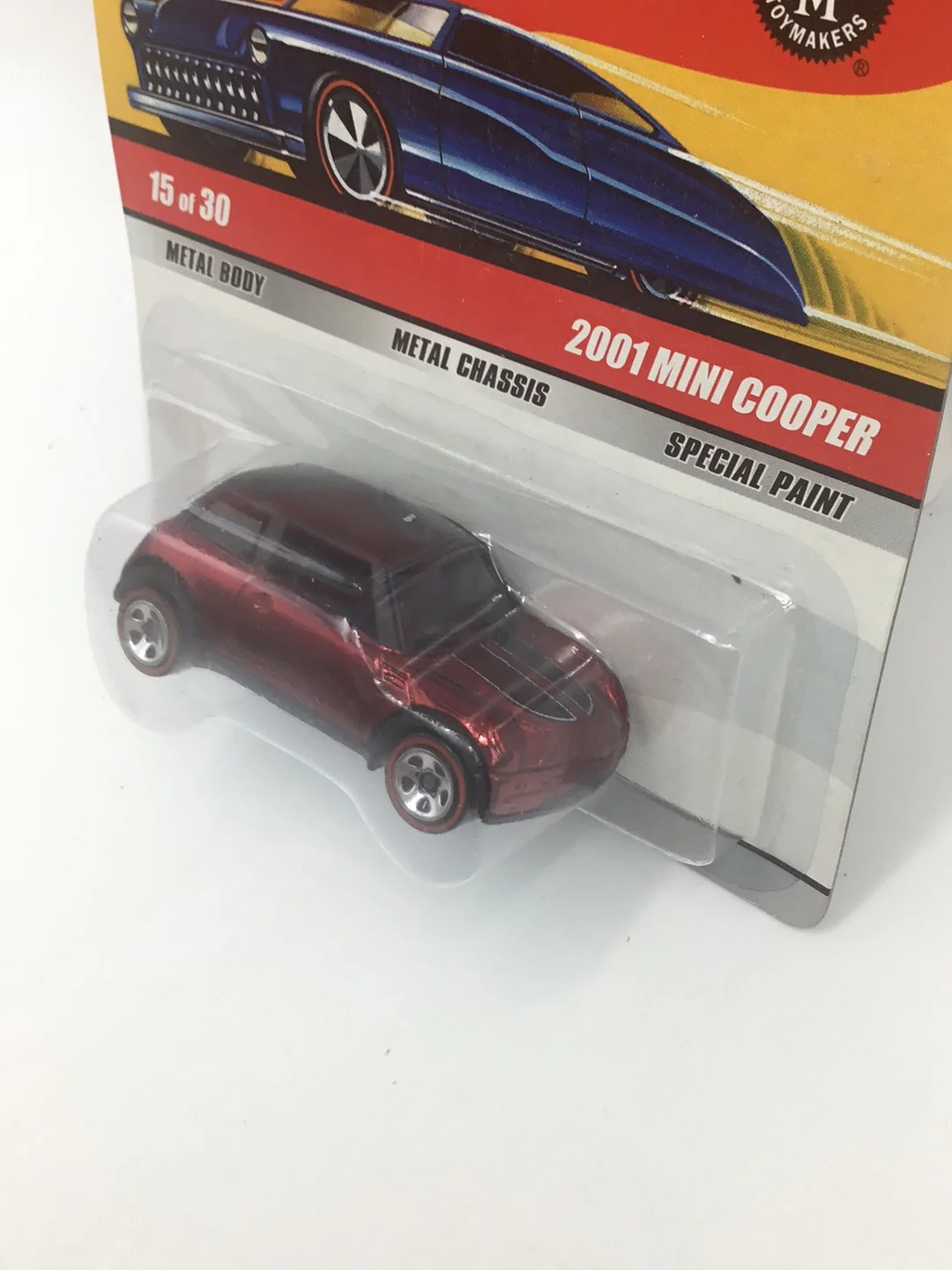 Hot wheels classics series 5 2001 Mini Cooper red - Image 3