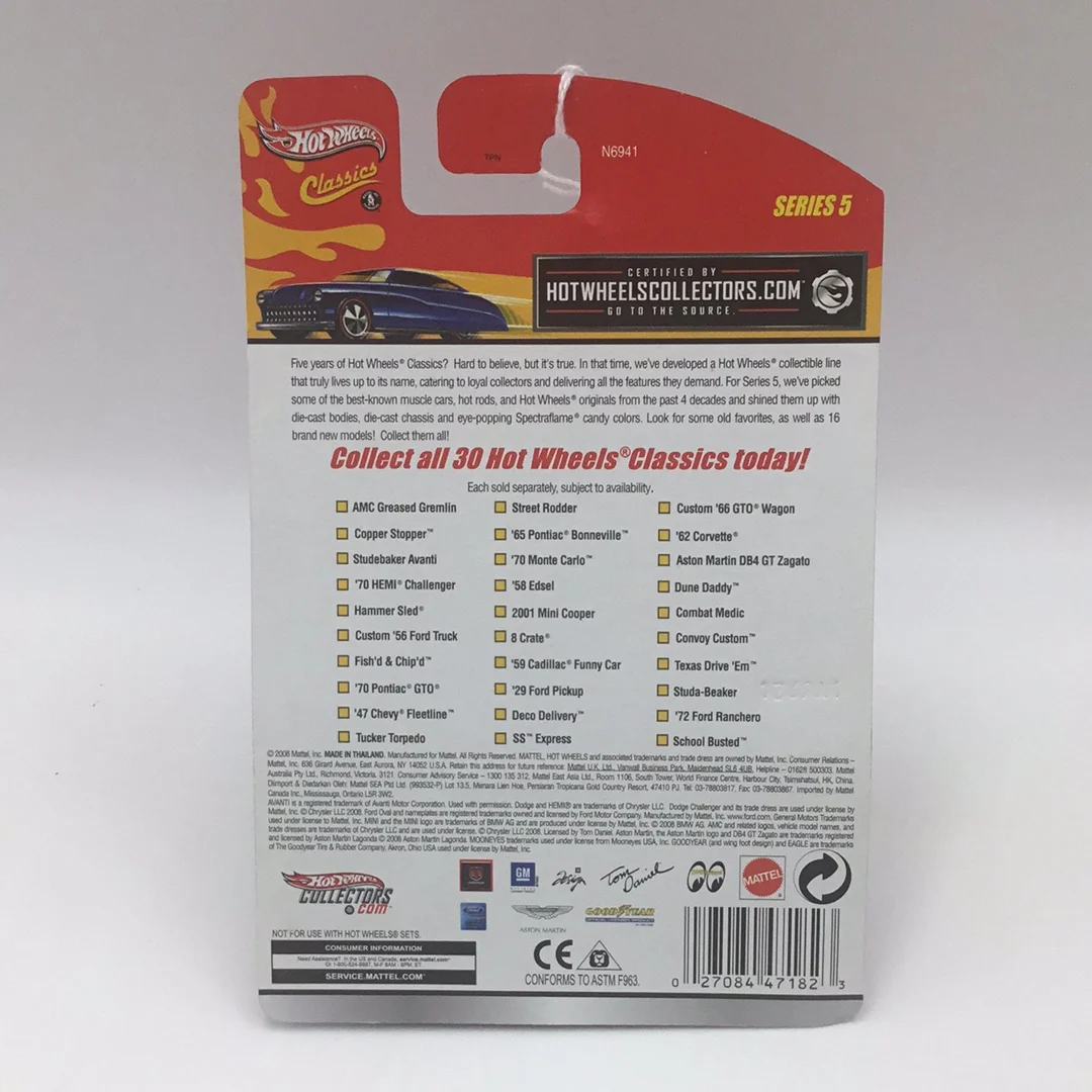 Hot wheels classics series 5 Custom 66 GTO Wagon red htf - Image 4