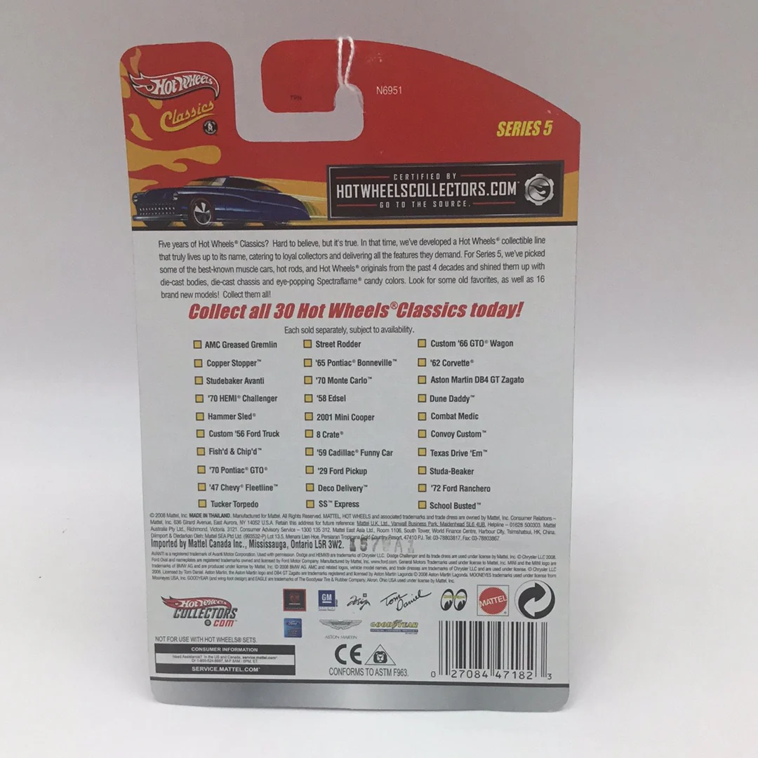 Hot wheels classics series 5 Custom 70 Hemi Challenger red CC2 - Image 4