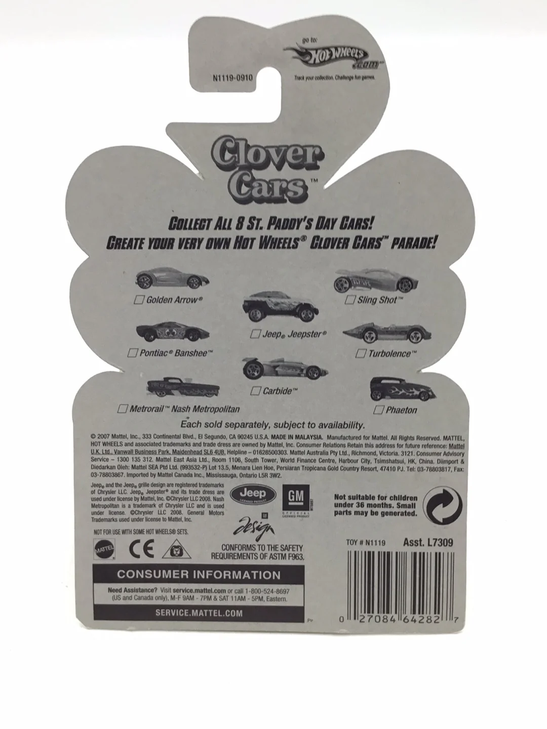 Hot Wheels Clover Cars Pontiac Banshee MM8 - Image 6