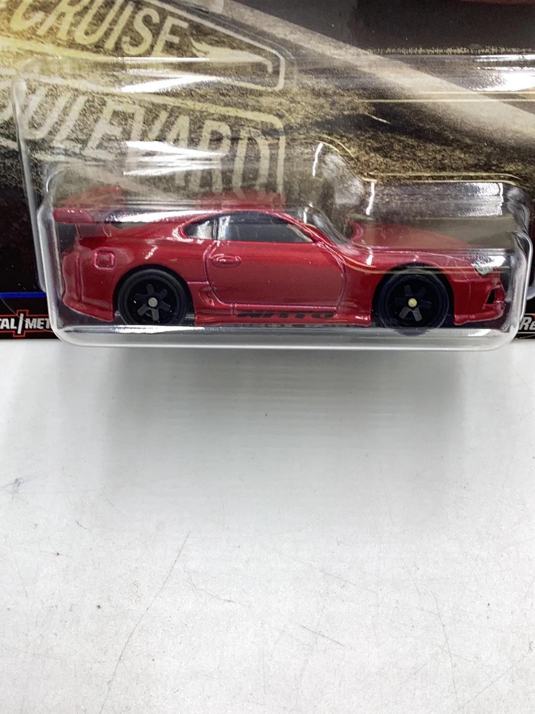 Hot Wheels Cruise boulevard Toyota Supra 1/5 with protector - Image 3