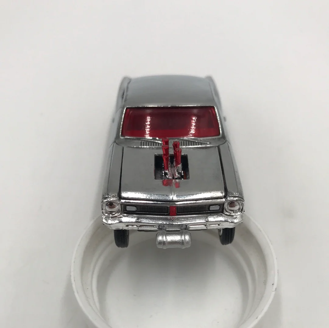 Hot wheels CUSTOM 1967 Nova chrome Real riders loose - Image 8