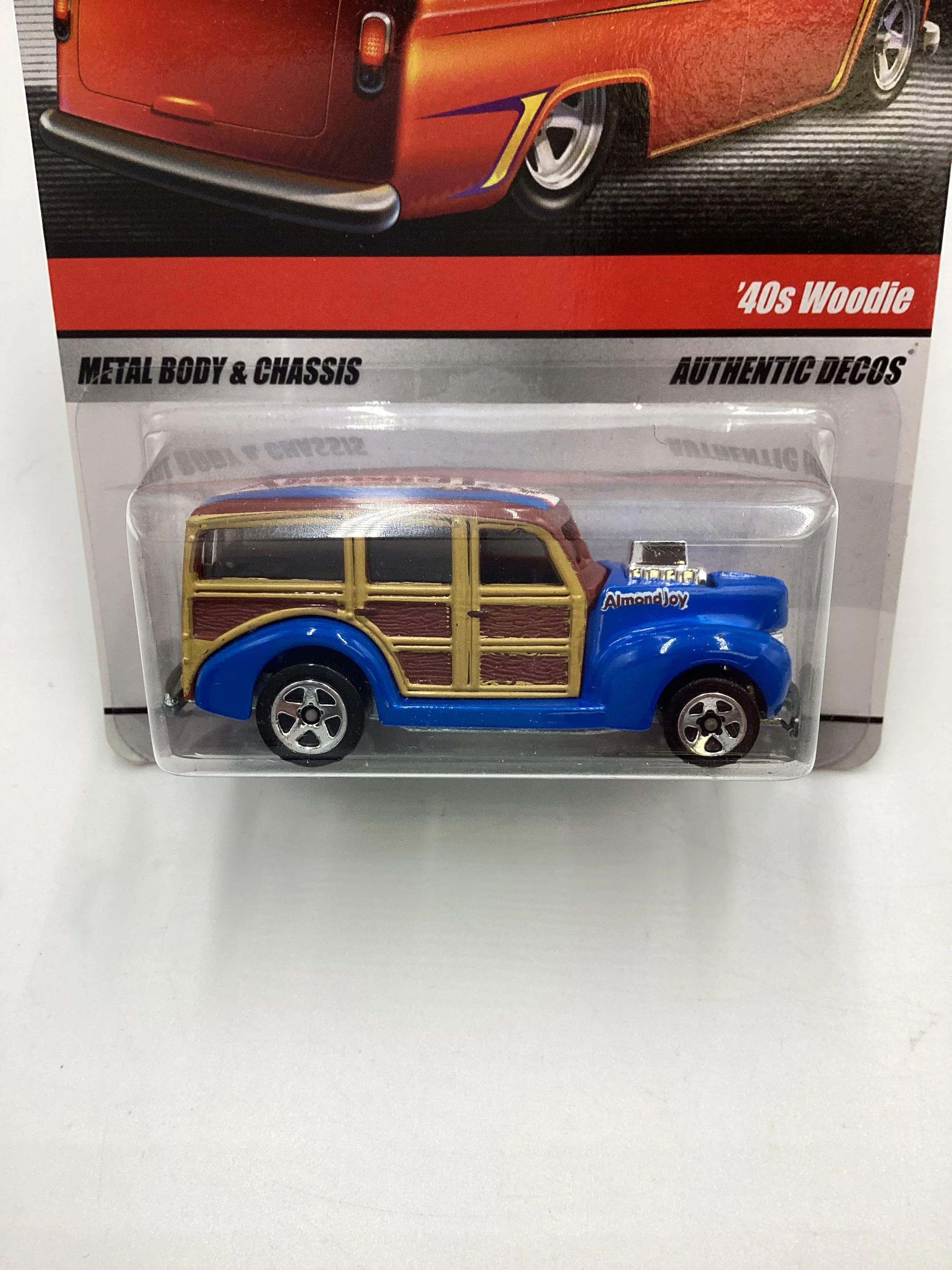 Hot Wheels Delivery Almond Joy 40 Woodie Blue (SR - Image 3