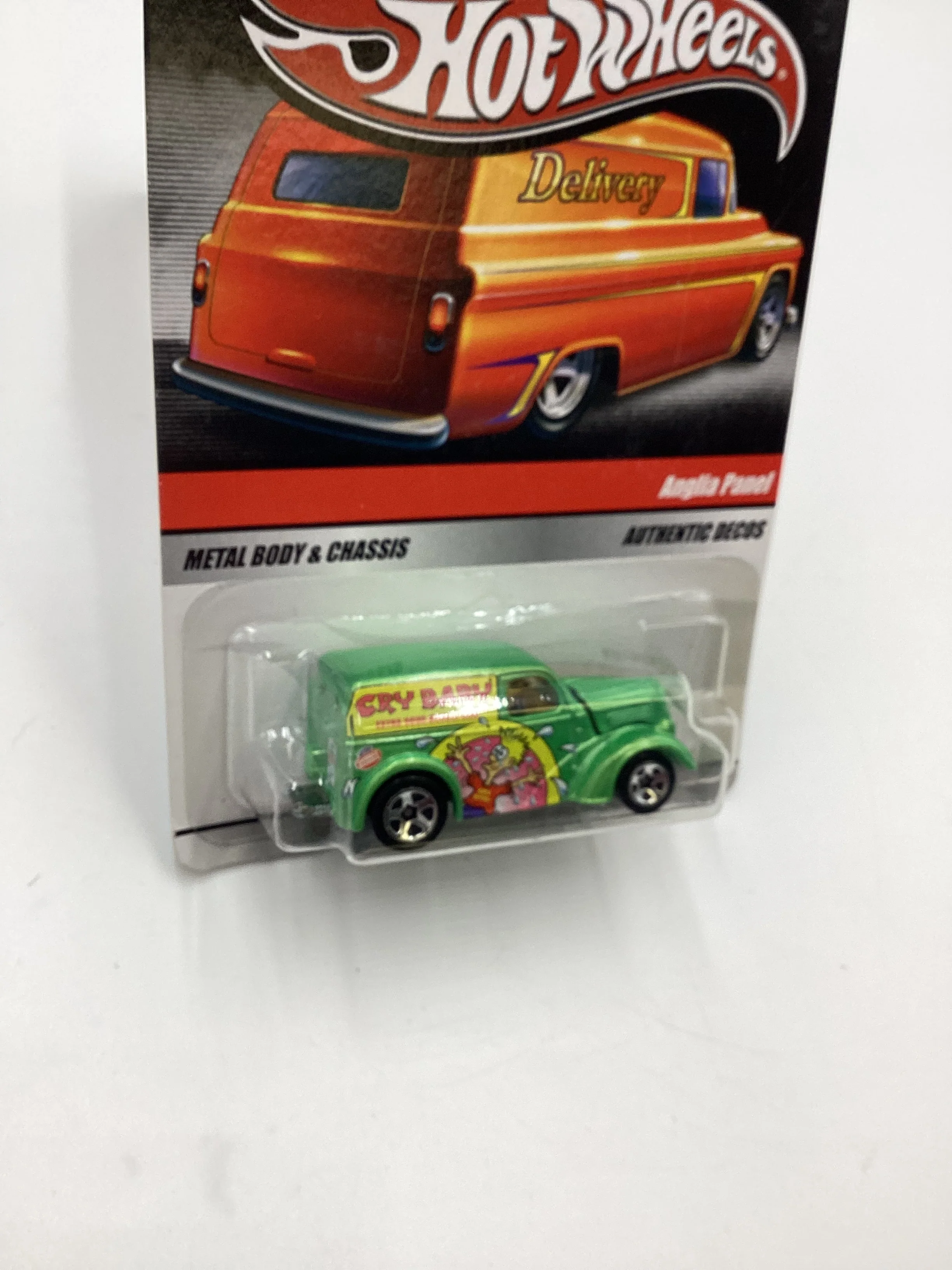 Hot Wheels Delivery Cry Baby Anglia Panel Green (SR) - Image 5