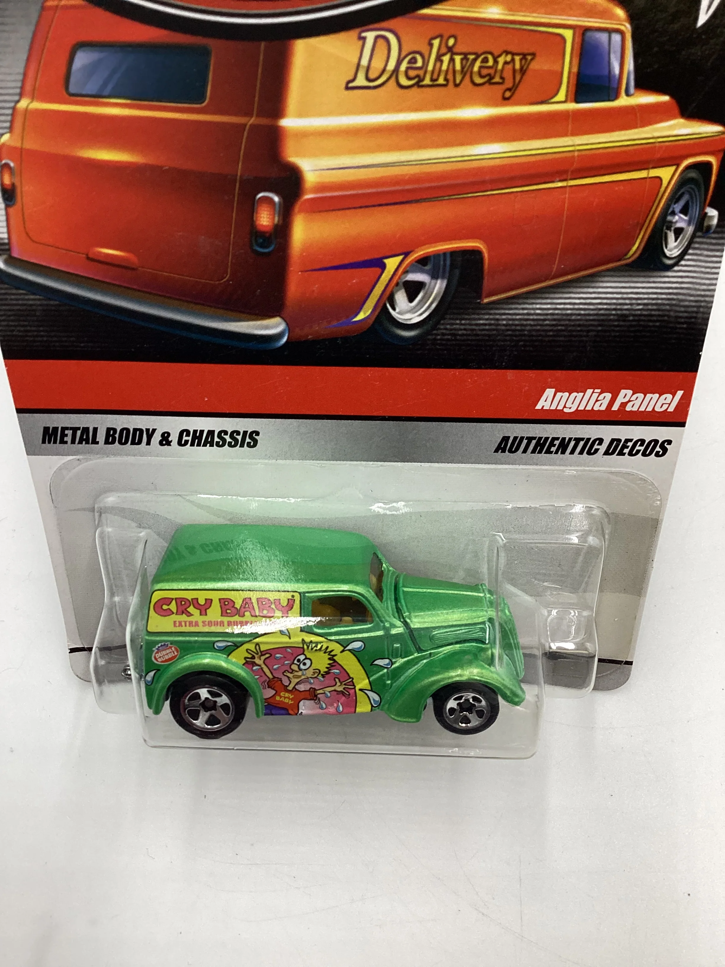 Hot Wheels Delivery Cry Baby Anglia Panel Green (SR) - Image 6