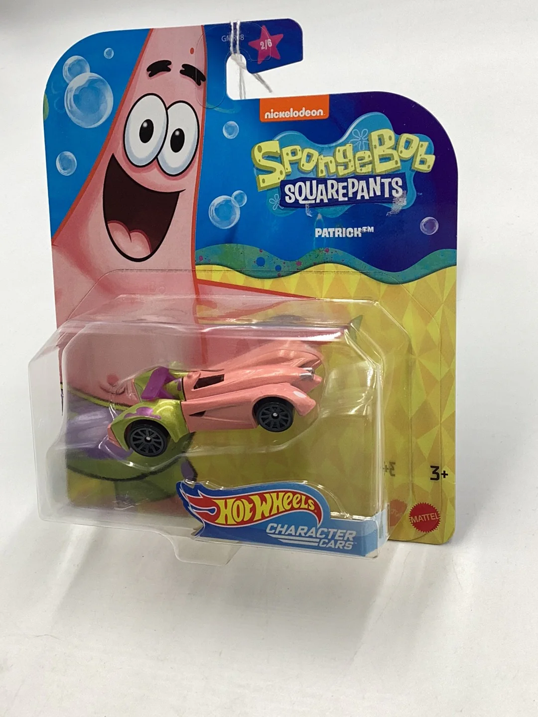 Hot Wheels Nickelodeon Character Cars Patrick 2/6 112D - Image 2
