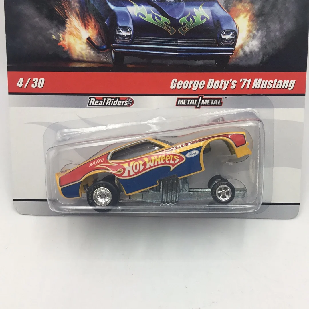 Hot wheels drag strip demons 4/30 George Dotys 71 Mustang htf - Image 2