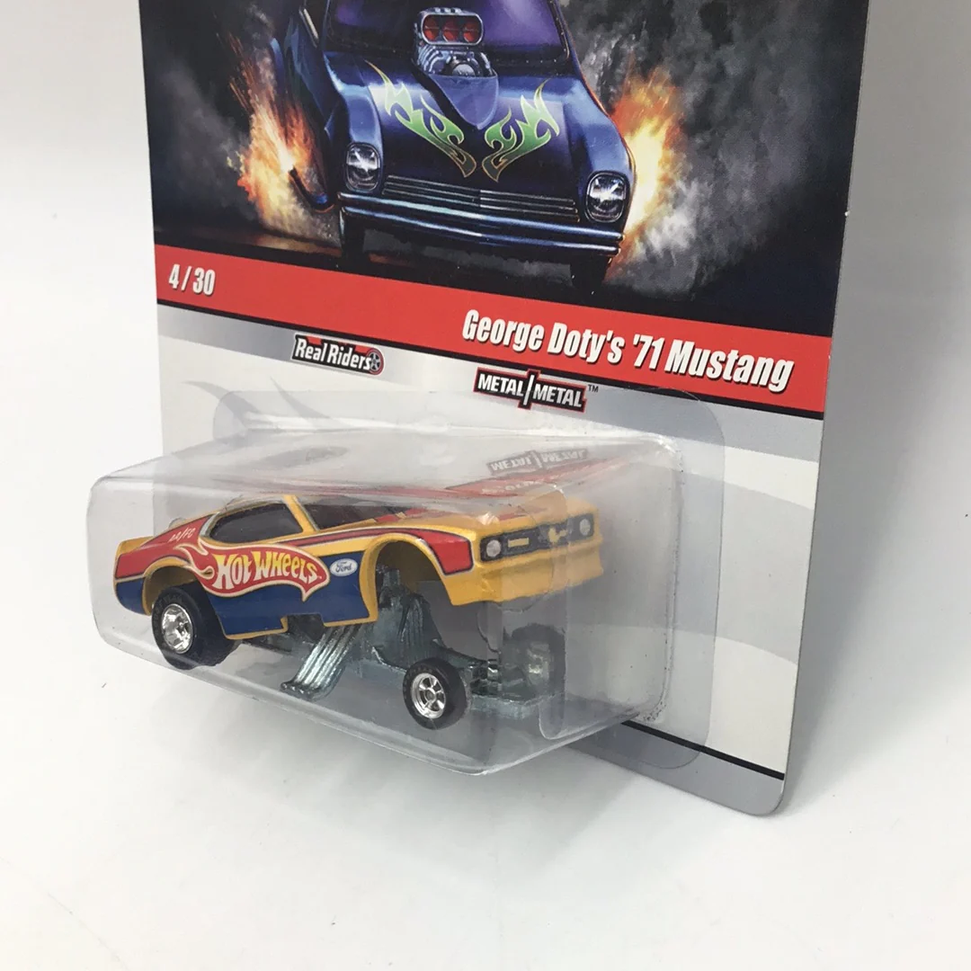 Hot wheels drag strip demons 4/30 George Dotys 71 Mustang htf - Image 4