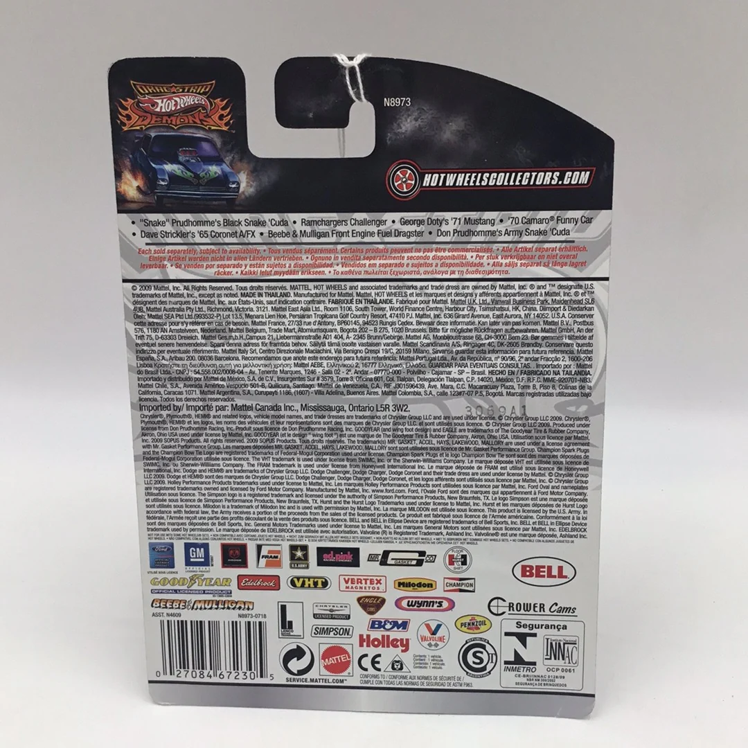Hot wheels drag strip demons 4/30 George Dotys 71 Mustang htf - Image 5