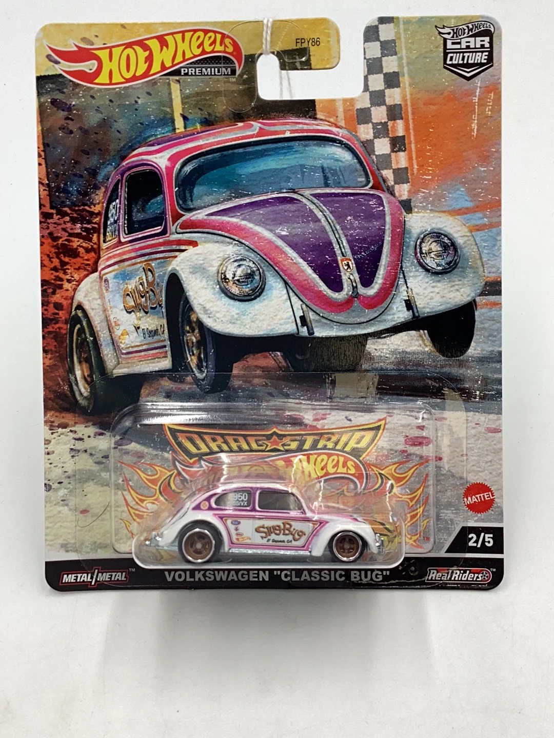 Hot Wheels Drag Strip Demons Volkswagen “Classic Bug” 2/5 263B - Image 2