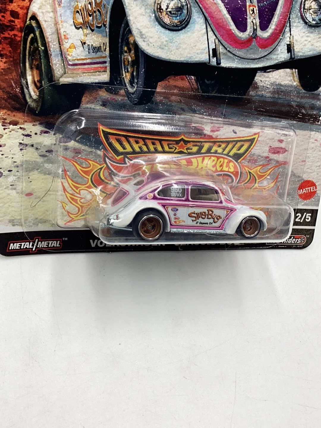 Hot Wheels Drag Strip Demons Volkswagen “Classic Bug” 2/5 263B - Image 4
