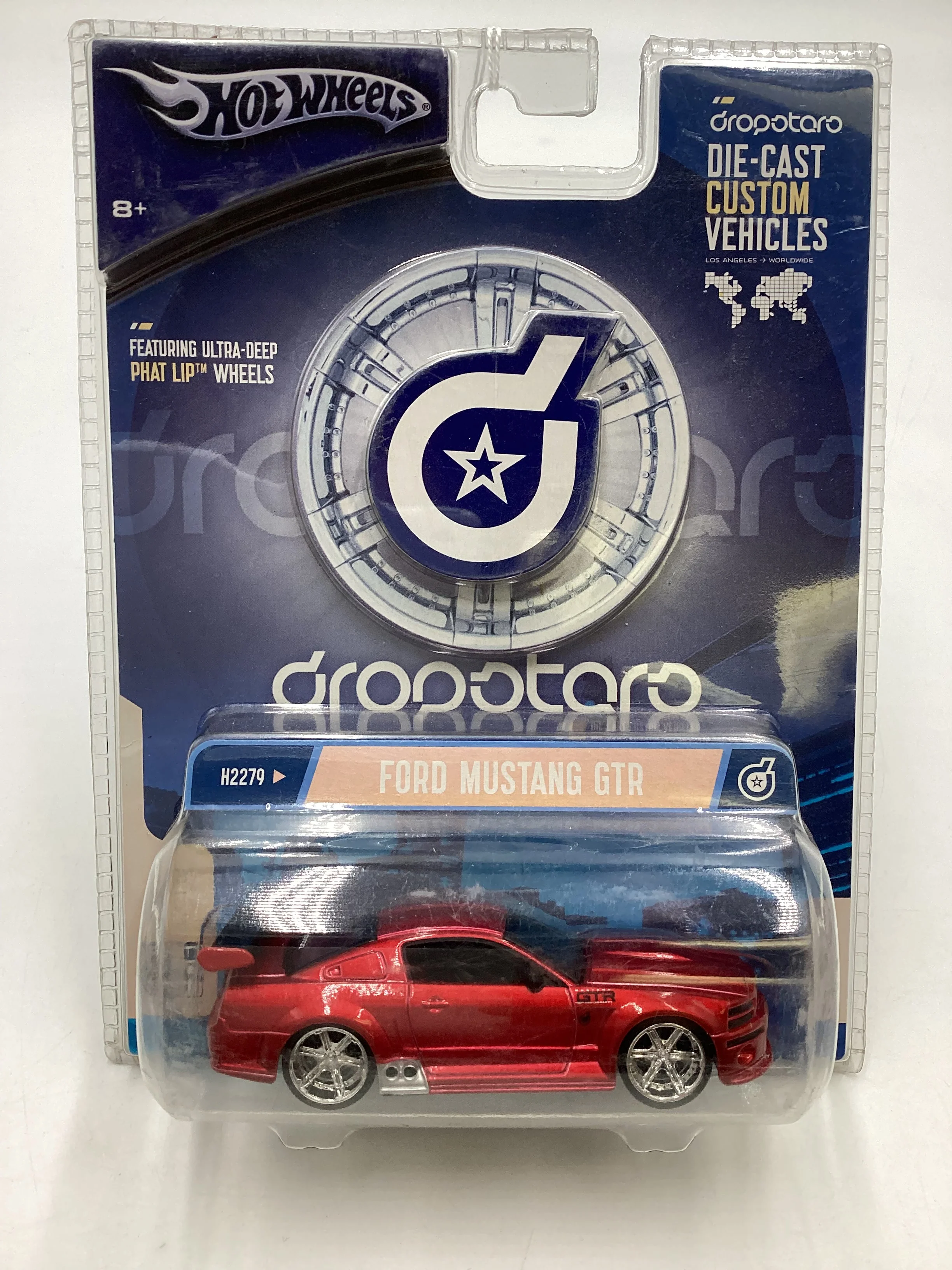 Hot Wheels Dropstars H2279 Ford Mustang GTR Red 214A - Image 2
