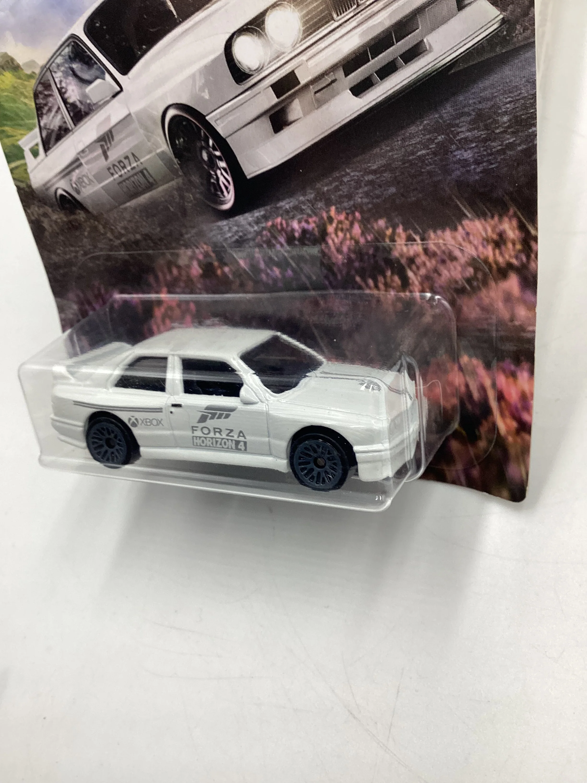 Hot Wheels Exclusive Forza Horizon 4 #1 92 BMW M3 White 154D - Image 4