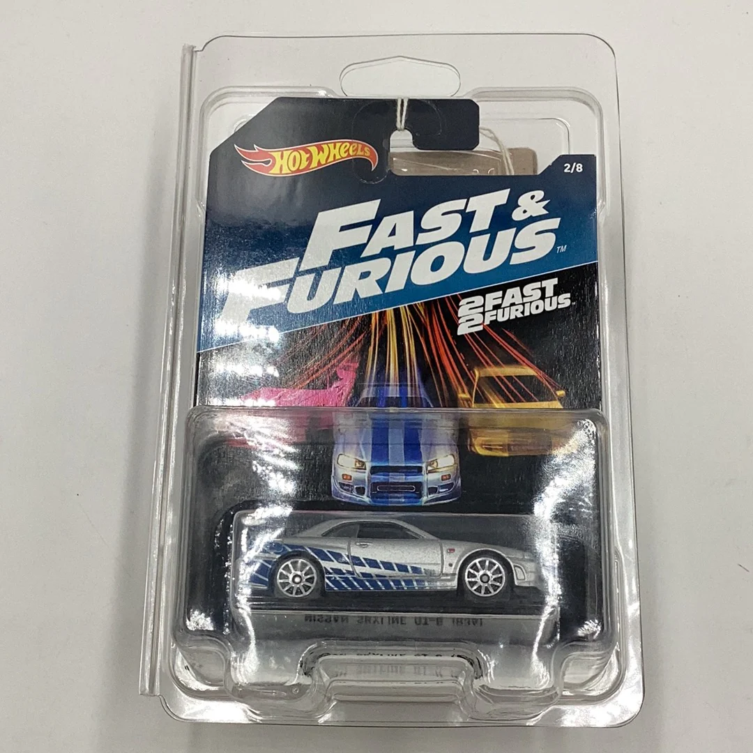 Hot wheels fast and furious 2/8 Nissan skyline GT-R (R34) with Protector - Image 9