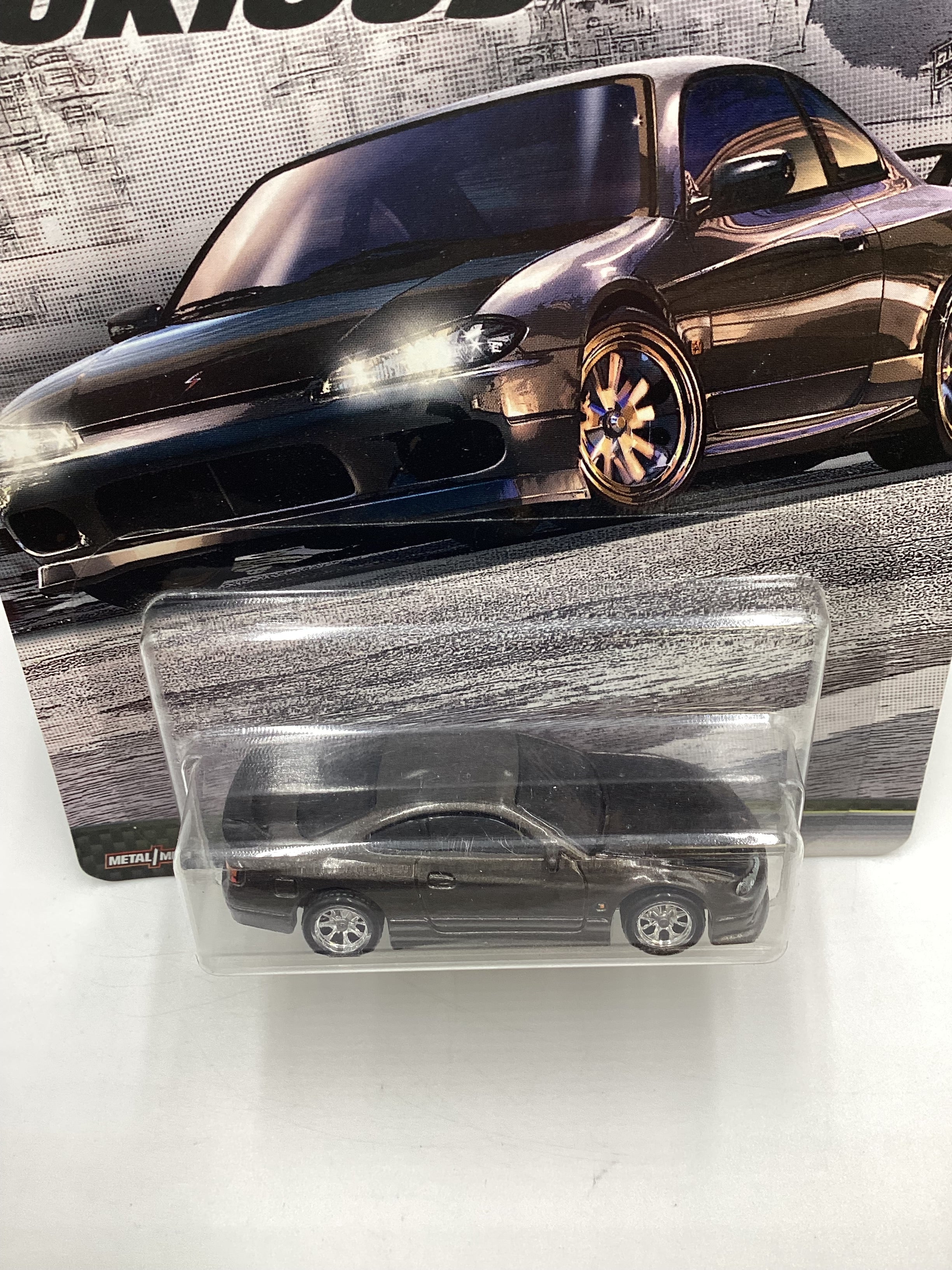 Hot wheels Fast and furious Fast Tuners #2 Nissan Silvia S15 Gray with protector - Image 6