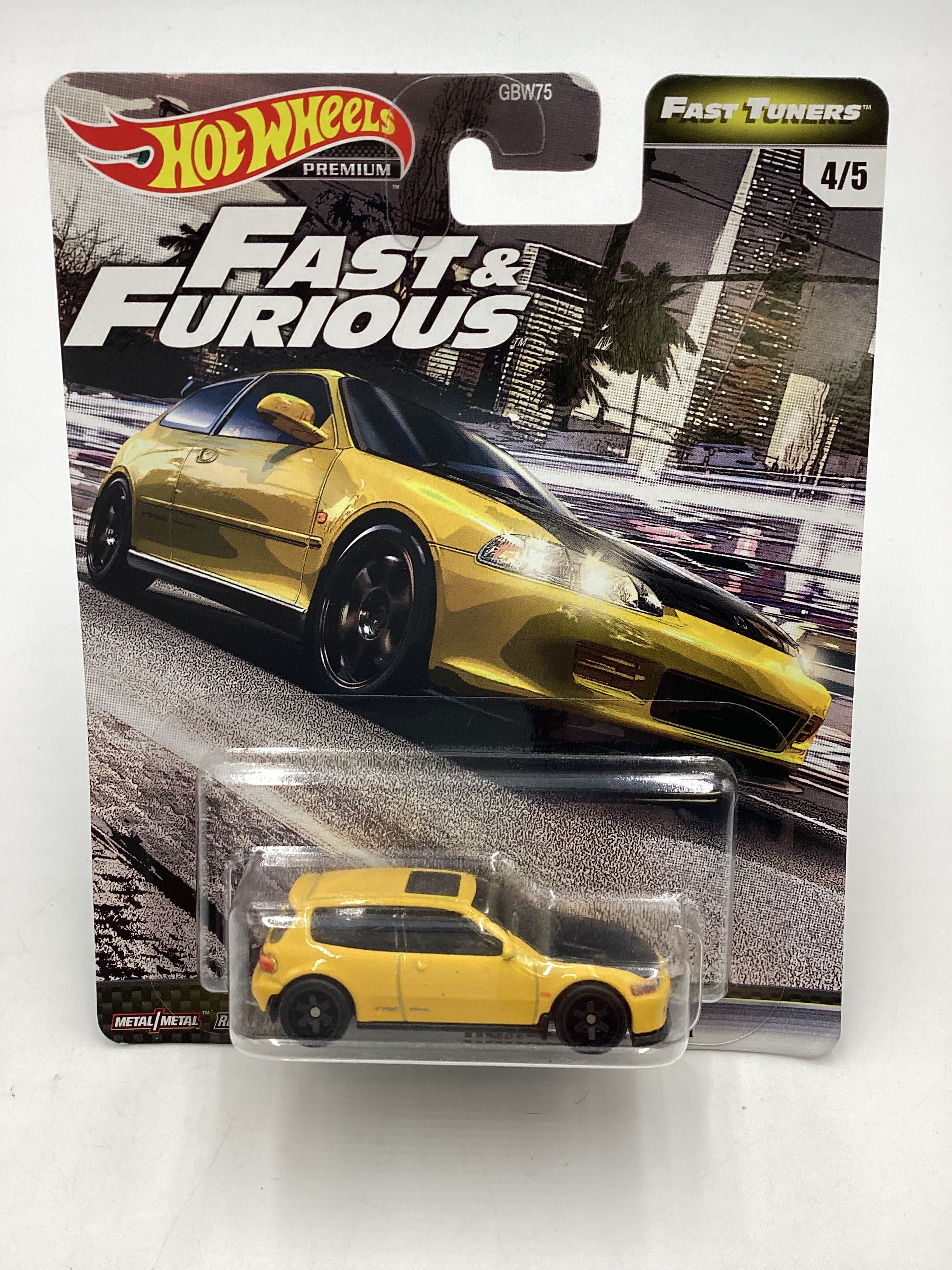 Hot wheels Fast and furious Fast Tuners #4 Honda Civic EG - Image 2