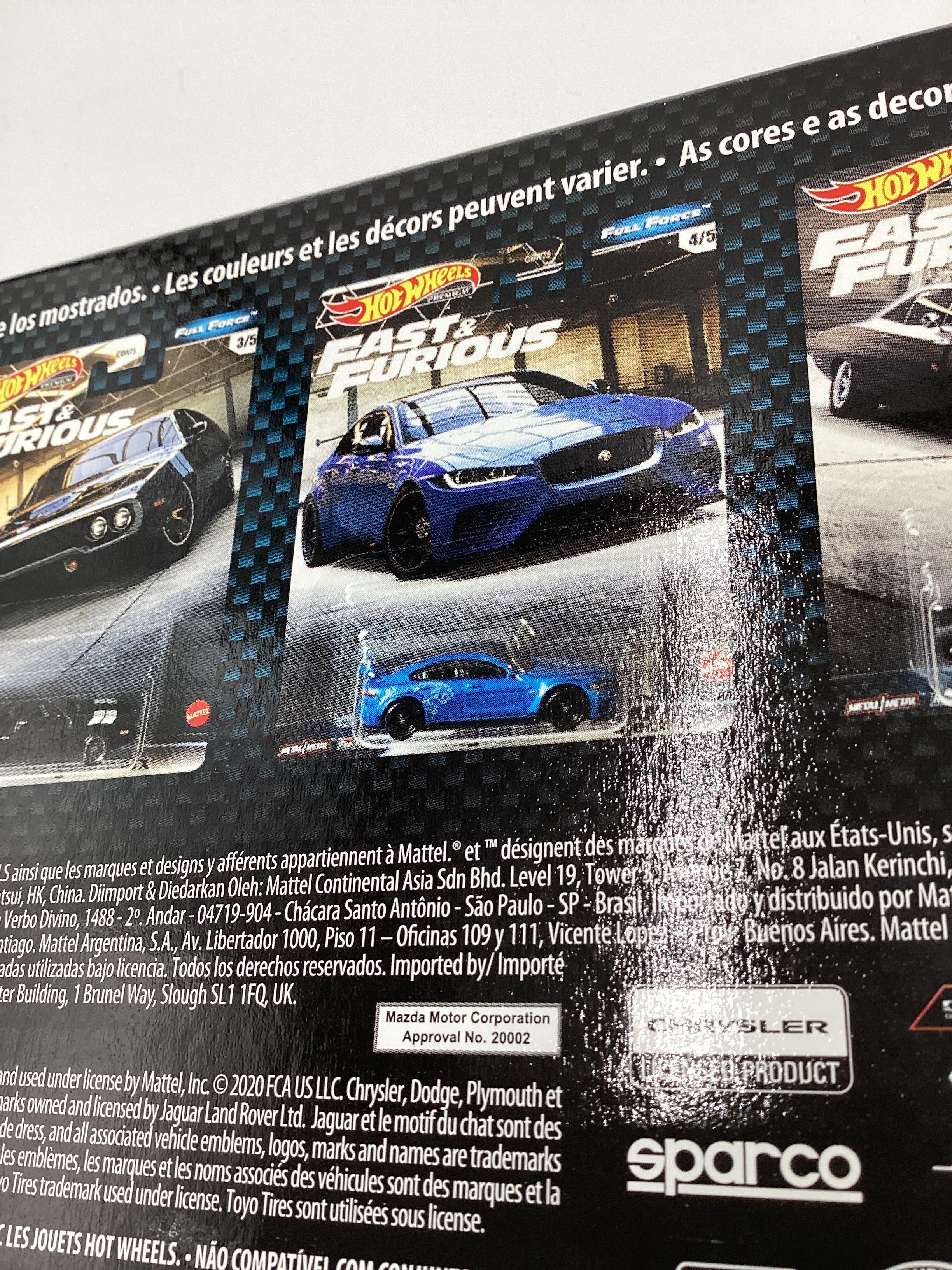 Hot Wheels Fast and Furious Full Force Sealed Premium 5 Car Set - Image 10